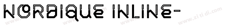 Nordique inline字体转换